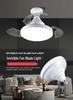 Screw-In Ceiling Fan with Light - Smart Invisible Chandelier for Living, Dining, and Bedroom