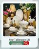 New Chinese Bone China Tableware: Bowls, Plates, and Dishes for Housewarming
