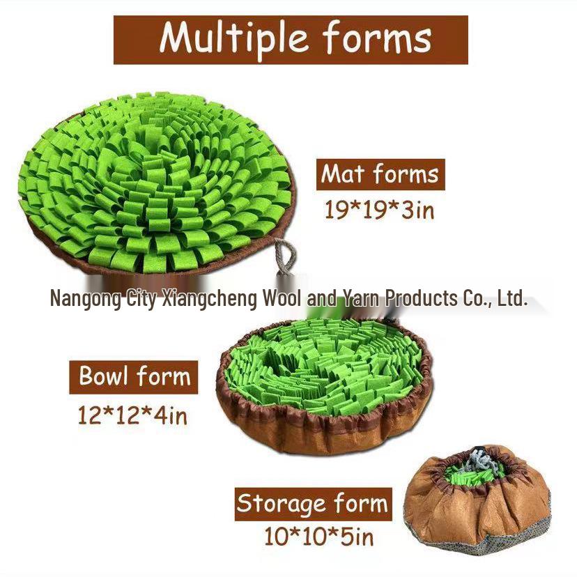 Anti-Choke Slow-Feeding Snuffle Mat for Dogs - Decompression & Training Blanket