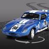 1:32 Cobra Daytnoa Coupe Alloy Sports Car Model Sound and Light Retro Car Model Desktop Decoration Boy Toy Gift