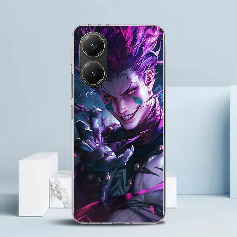 Huner X-Hunters Hisoka Phone Case For Xiaomi Poco F7 Ultra X5 X6 X7 Pro M7 Redmi 15C 15 13C 13 12C 12 10C 10 10A 9 9C 9A 9T Cove