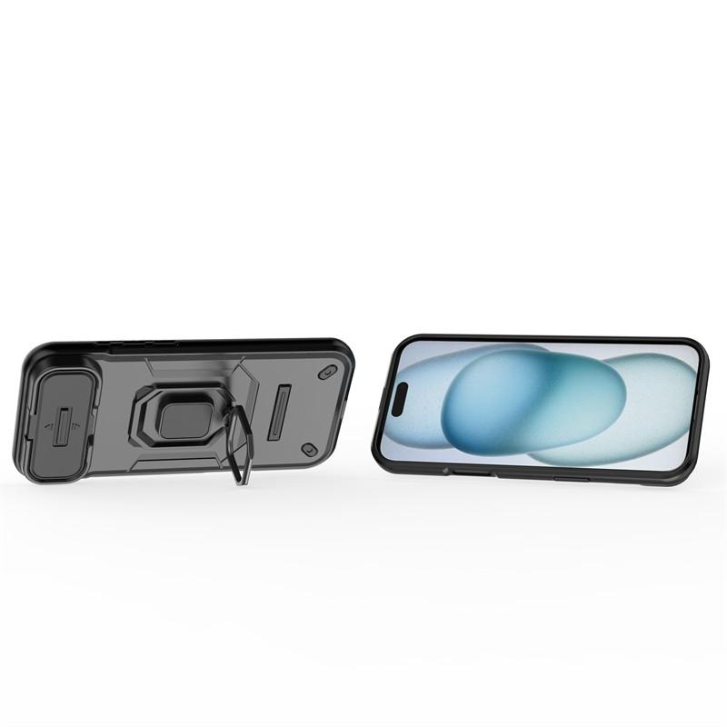 For iPhone 17 Air Case Slide Camera Len Cases Apple iPhone 17 Air iPhone 17 Pro Max Cover Bumper Shockproof Armor PC Phone Cover