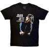 Joan Jett - Blue Guitar - Black T-shirt