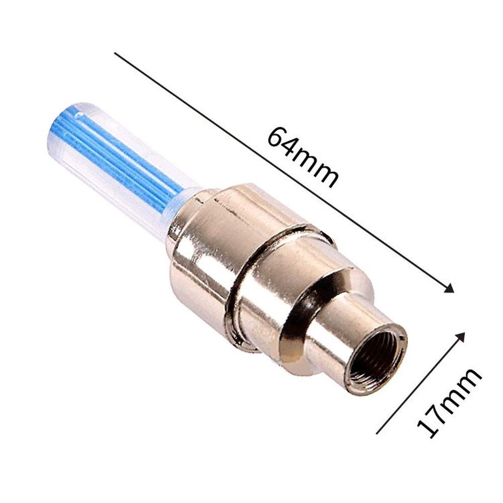 lifepower Tire Valve Cap LED Light, Operated, Vibration Sensor, Blue and Red, Selectable,