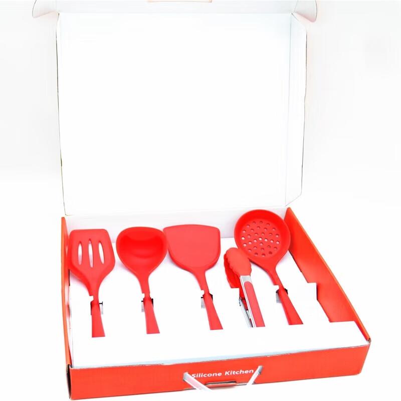 Silicone Kitchen Utensil Set, 5-Piece