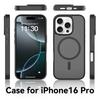 Matte Magnetic Case for  Magsafe iPhone Air 17E 17 E 16E 16 Pro Max 15 Plus 14 13 12 Mag Safe Frosted Translucent  Silky Touch Anti-stain Phone Cover