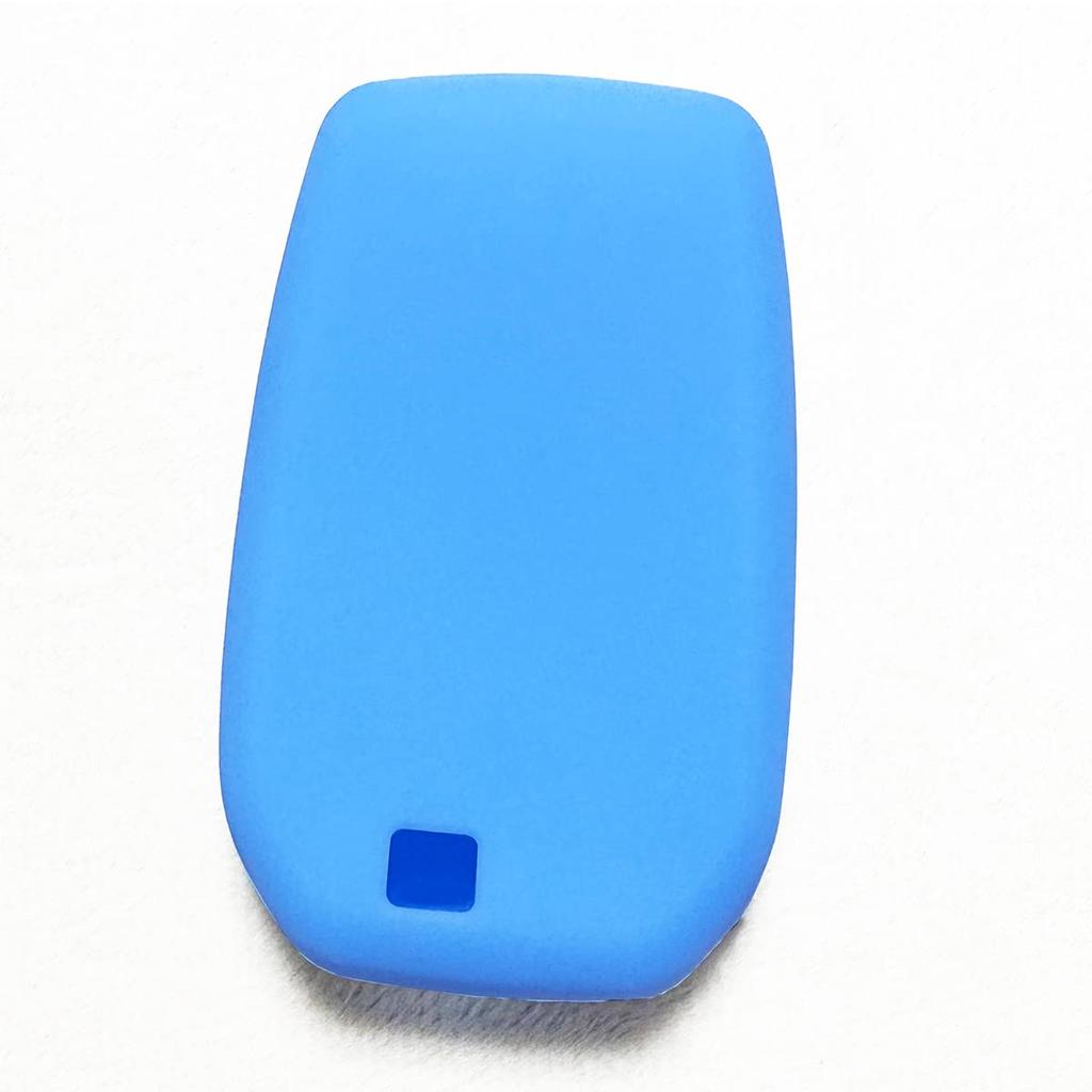IKT Silicone Cover for Toyota Cars Smart Key 3 Buttons Light Blue / New