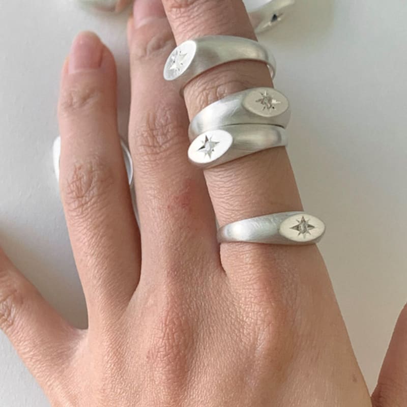 Love of the Bush SIGNATURE STAR CARVED ( White Stone)