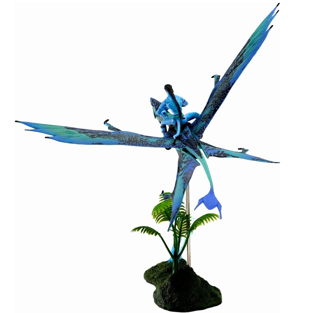 Avatar McFarlane Toys World of Pandora Figure Pack Jake Sully with Banshee Movie 1 James Cameron SF Diorama [Item]