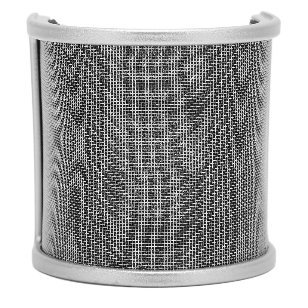 Microphone Windscreen U Shape Prevents Spraying Reduce Plosive Noise Handheld Mic Shield Mask for