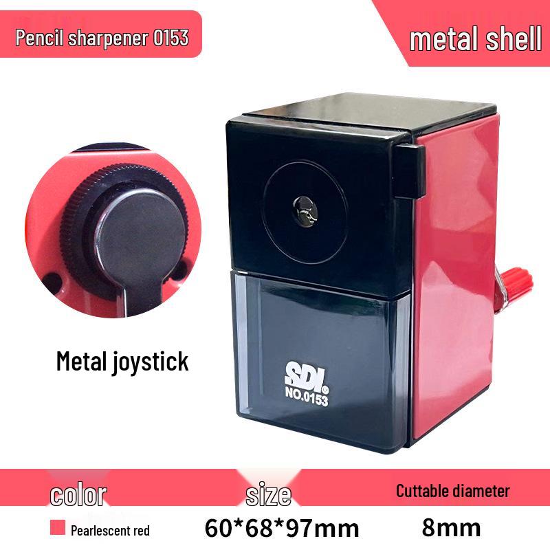 SDI Hand-Crank Pencil Sharpener 0152 - Student Back-to-School Gift