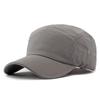 Japanese Retro Quick-Dry Color-Block 5-Panel Baseball Cap with Sun Protection for Outdoor and Mountaineering