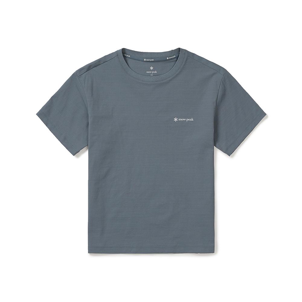 SNOWPEAK Kids Air Quick-Dry Short-Sleeve T-Shirt Pastel Blue (S25MKTTS92)