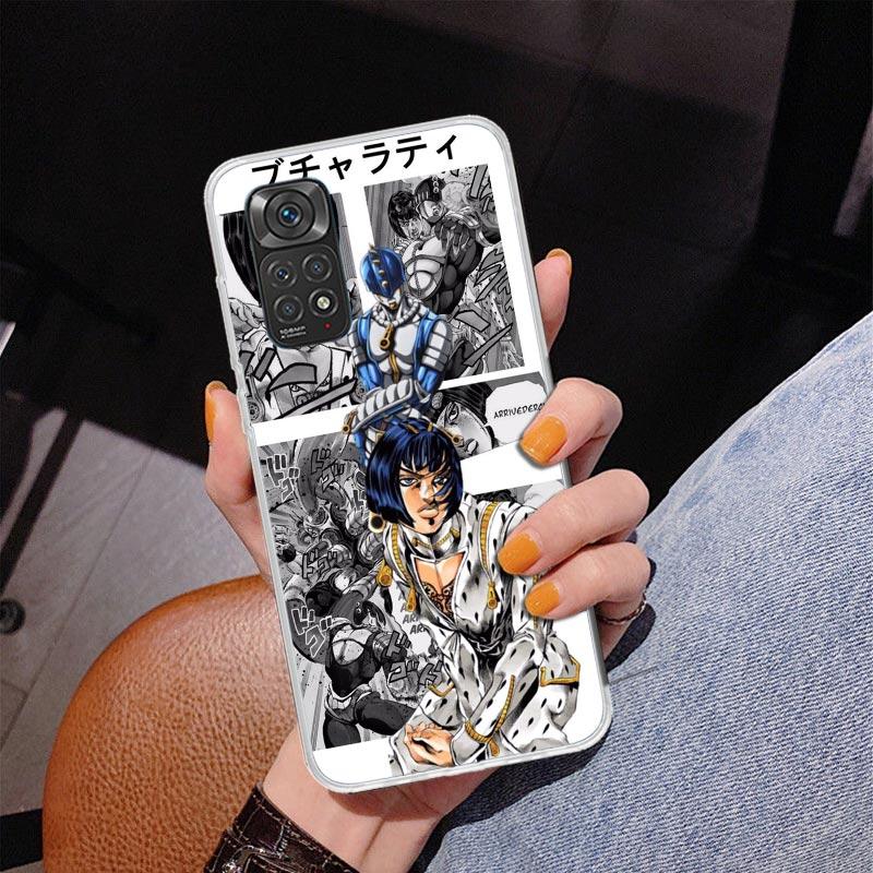 JoJo Bizarre Adventure Phone Case For Xiaomi Redmi Note 15 14 13 12S 12 11 Pro Plus 14S 11S 11E 10 10S 11T 5G Personalized Cover