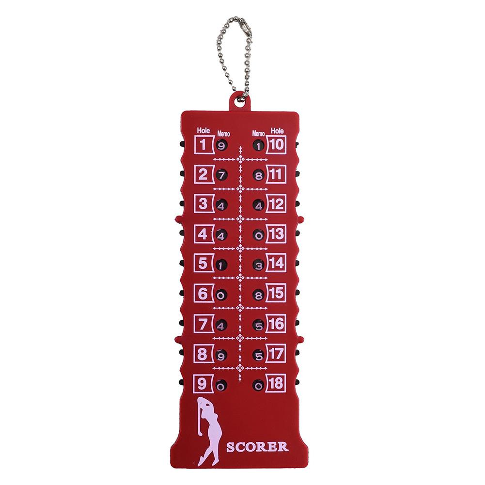 

18 Hole Rectangular Golf Stroke Putt Score Count Golf Score Indicator with Key Chain Golf Counter Golf AccessoriesFor Practice