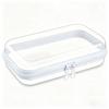Clear Hard Shell Zipper Case, Clear Zipper Pouches Waterproof Makeup Organizer & Travel Toiletry Bag, Diaper Bag Organizing