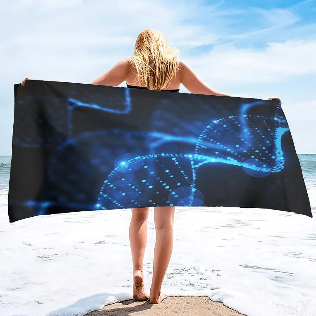 Modern Abstract Art Beach Towel, Microfiber Sandproof Beach Towels,Lightweight Large Oversized Beach Blanket for Travel Camping