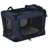 Foldable Pet Carrier for Small and Miniature Dogs, Portable Cat Carrier Soft Side Pet Travel Crate with Removable Mat, Storage Bags