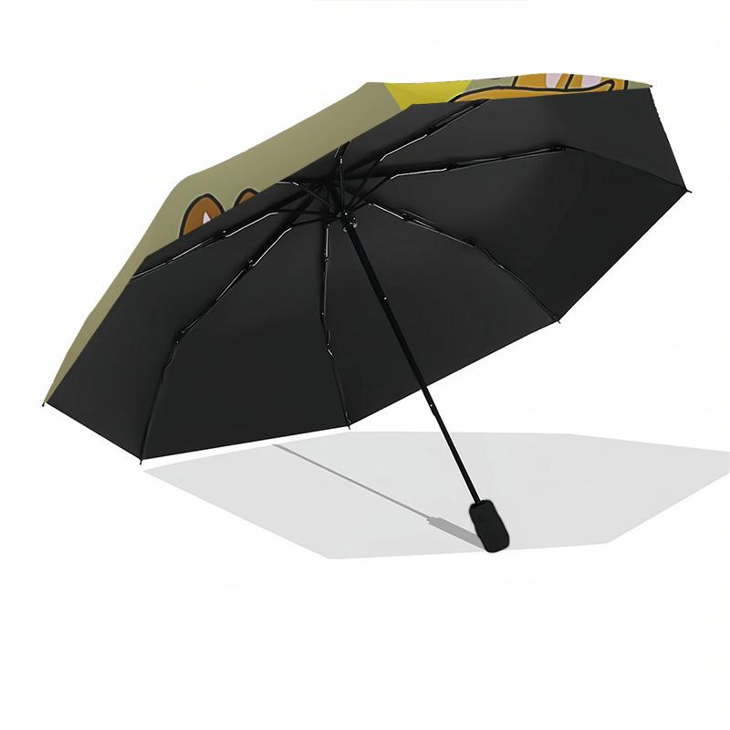 Chips and Dale Themed Automatic Opening and Closing Umbrella, Brightly Colored 8-rib Portable Umbrella, Suitable for Men and Women, A Perfect Gift for