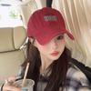 Cihu Cotton Baseball Cap With Embroidered Letters For Outdoor Casual Wear