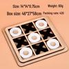 XO Wooden Chess and Tic-Tac-Toe Set: Double Player, Parent-Child Educational Toy for Kindergarten.