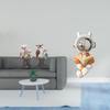 Astronaut Statue Figurine Realistic Animal Sculpture Decorative Desktop Ornament for Indoor Office