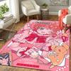 Custom 1Pc Pink Hair Cat Ears Rug Office Carpet Indoor Outdoor Entrance Doormat Nonslip Soft And Comfortable Living Room D2915255