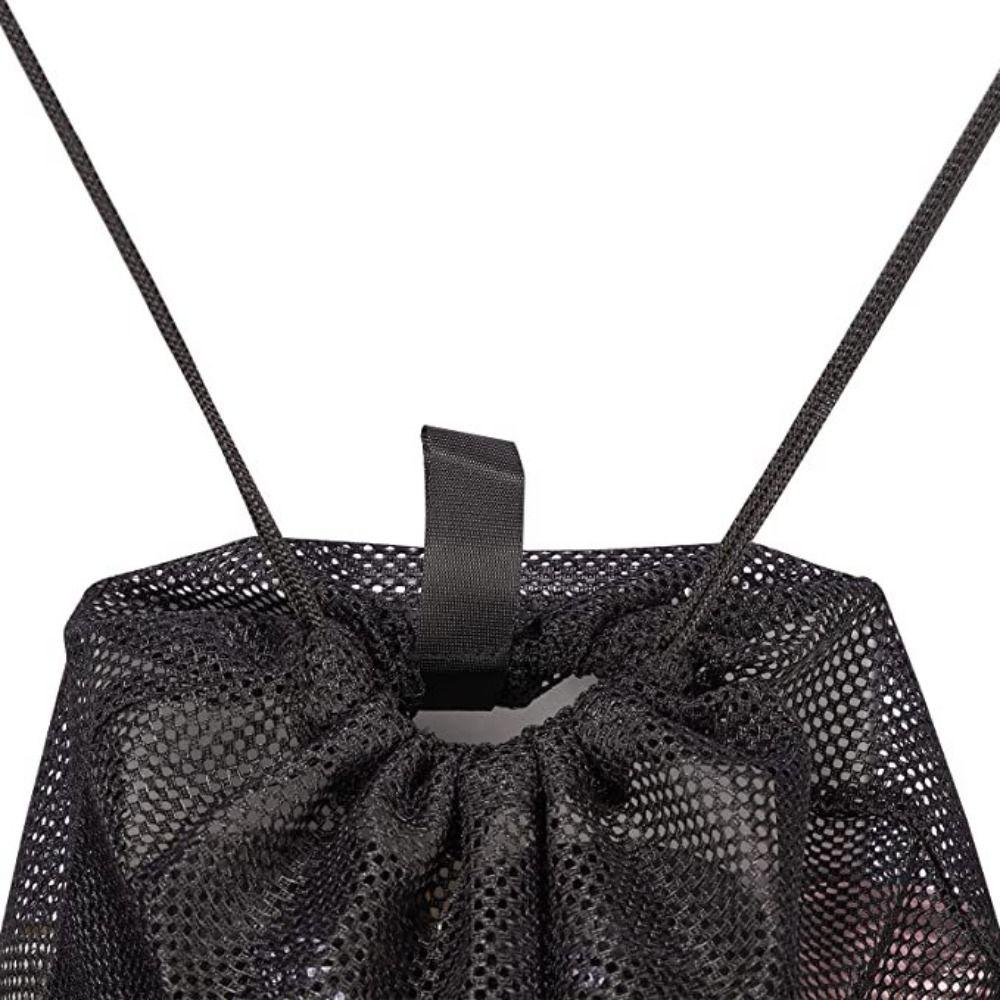 Basketball Storage Bag Shoulder Net Backpack Beach Use Bag Shoulder Bag Gym Sports Backpack Shopping Bag Drawstring Mesh Bags