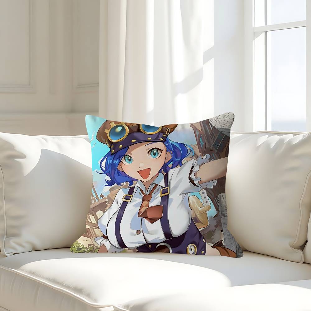 S-Slash Girl E-Endless Run Cushion Cover Pillow Cover Decor Pillowcase Printed Cushion Case For Couch