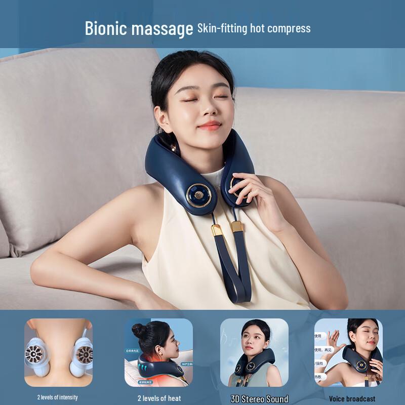 Smart Neck Massager with 3D Kneading