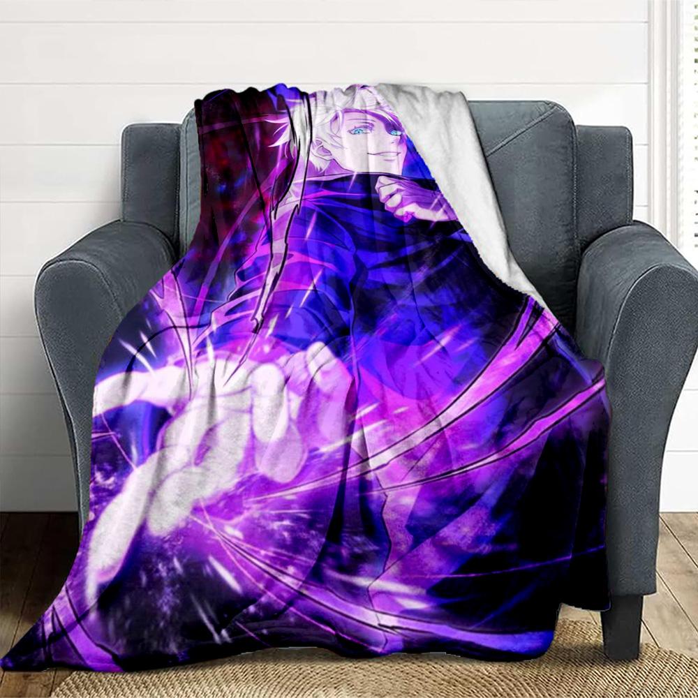 Jujutsu Kaisen Flannel Blanket Throw Blanket Soft Warm Sofa Bed Camping Car home Decor Unique Christmas Gift C9301897