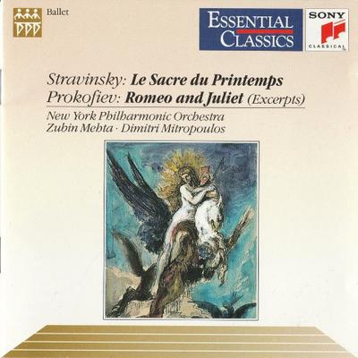 CD PROKOFIEV, MEHTA; PINCH - Romeo & Juliet Hts  SBK48169 Sony Classical 1992 US Classical Used