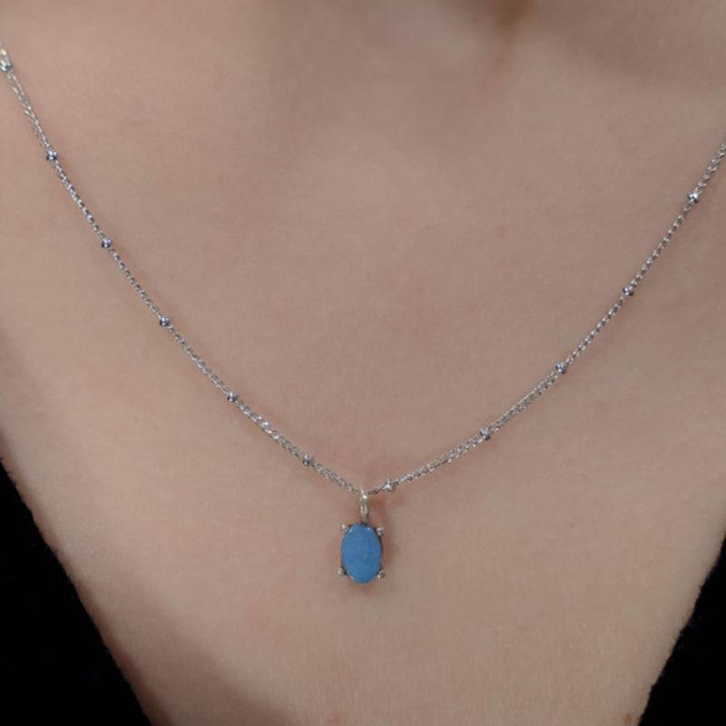 HARANG HR 23n_Blue Opal Necklace
