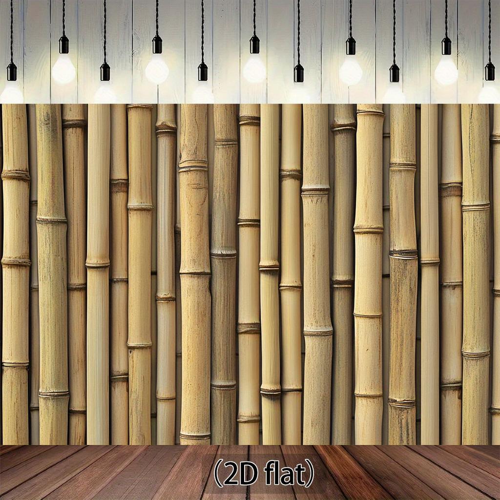 1 ks přírodní bambusové stonky vzor textury nástěnná tapisérie pro dekoraci obývacího pokoje ložnice asijské zen minimalistické umění Printhome