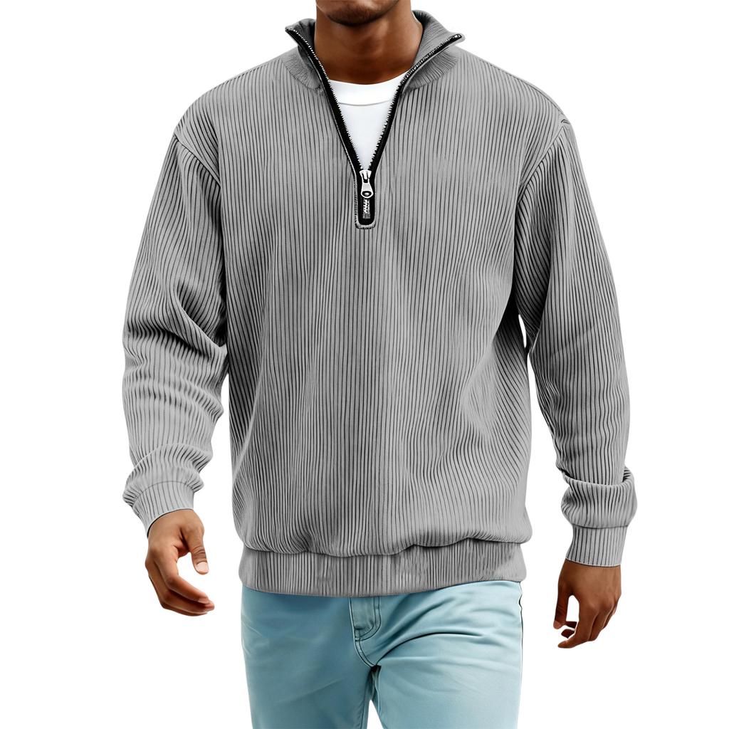 Herren 1/4-Zip Kapuzensweatshirt