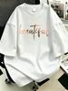 2026 Summer Bestselling Unisexs Pure Cotton Tshirt Casual Fashion Soft and Comfortable Breathable Simple Letter Pattern Print