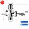 Foot-Operated Toilet Flush Valve