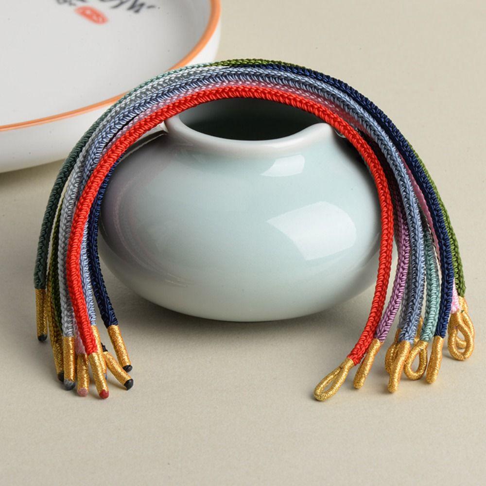 

Half-Finished Nylon Braided Cord Colorful Woven Bracelets Adjustable Thread Rope Bracelet Unisex хаки