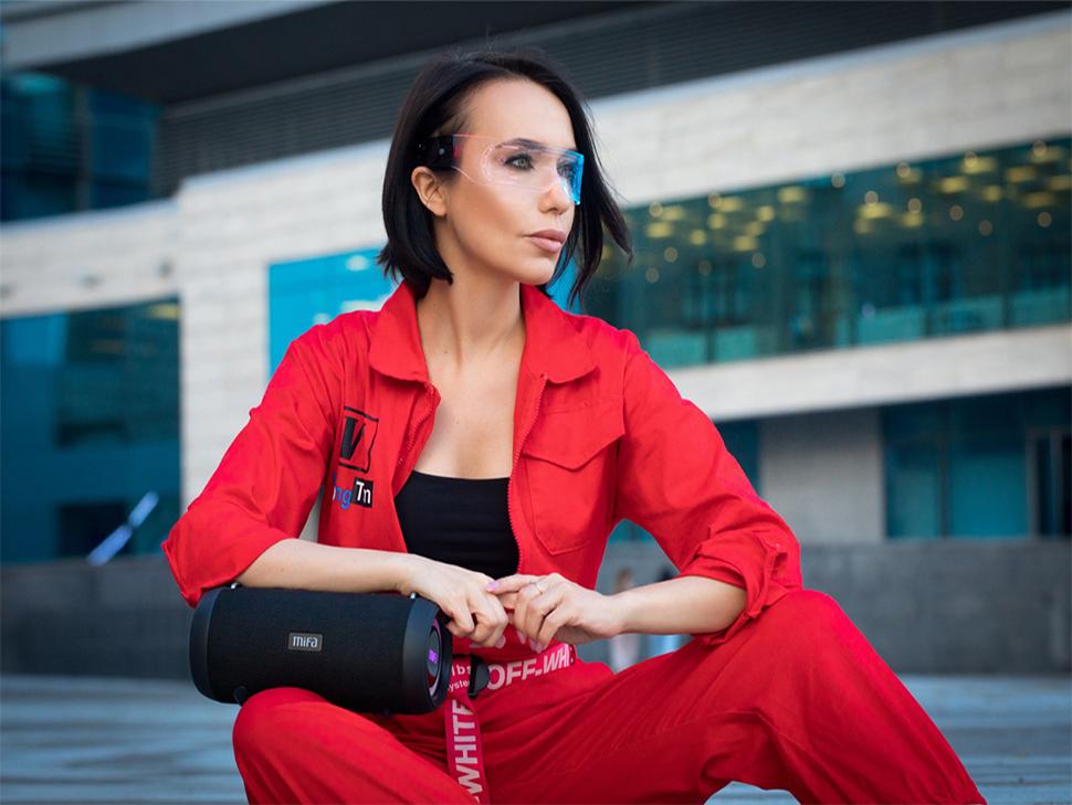 Mifa A90 Bluetooth Speaker 60W Output Power Bluetooth Speaker with Class D Amplifier Excellent Bass Performace Camping Speaker