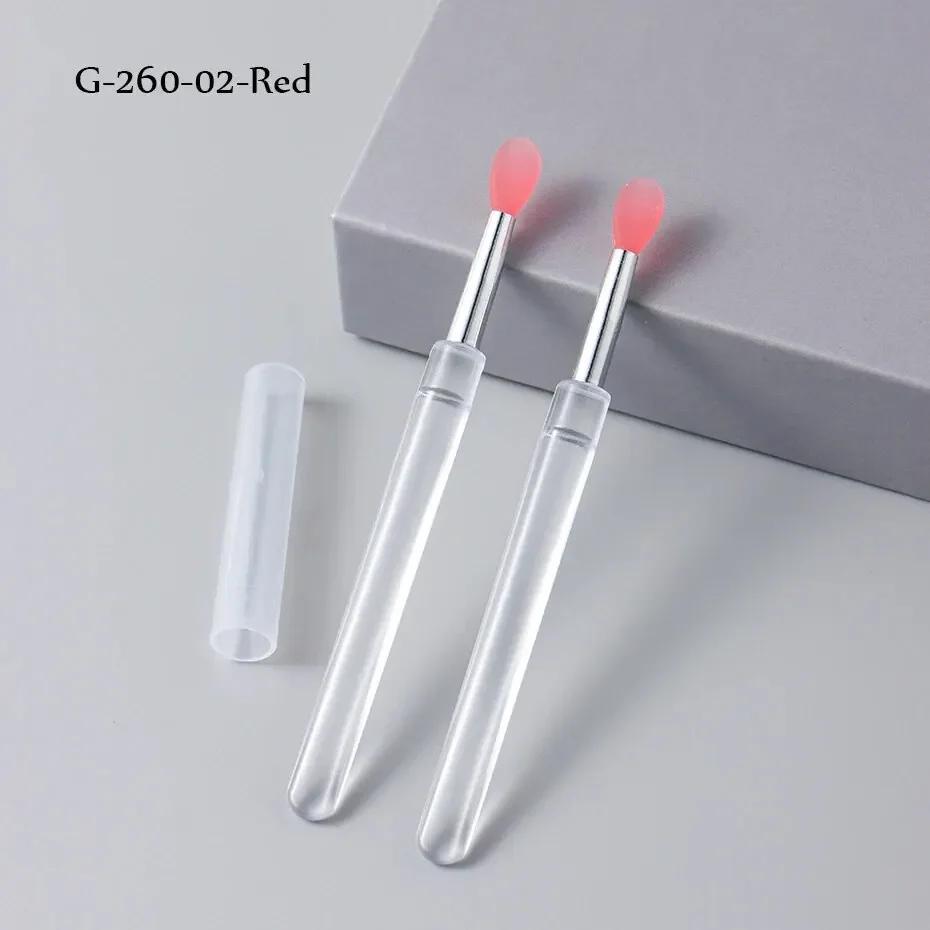 Silicone Applicator Sticks Nail Art Reusable Mirror Chrome Effect Glitter Applying Manicure Tool Pigment Silicone Nail Brush