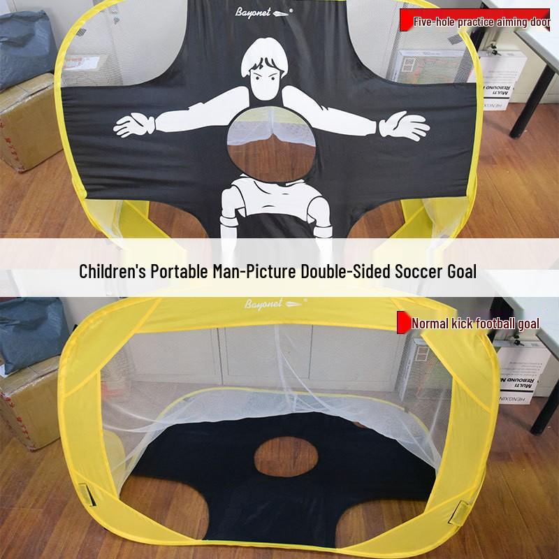 

Children’s Foldable Football Goal for Outdoor Parent-Child Interaction - Garden & Camping Toy for Small Group Games