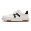 Anta A Path Synthetic Leather Casual Versatile Wear Resistant Height Increasing Low Top Skate Shoes Women Sneakers White Black 122448023-2