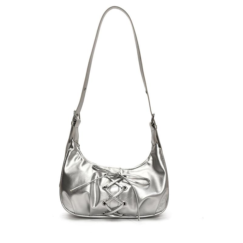 Fashion niche straps dumpling bag women's 2025 new popular versatile shoulder messenger bag commuter armpit bag