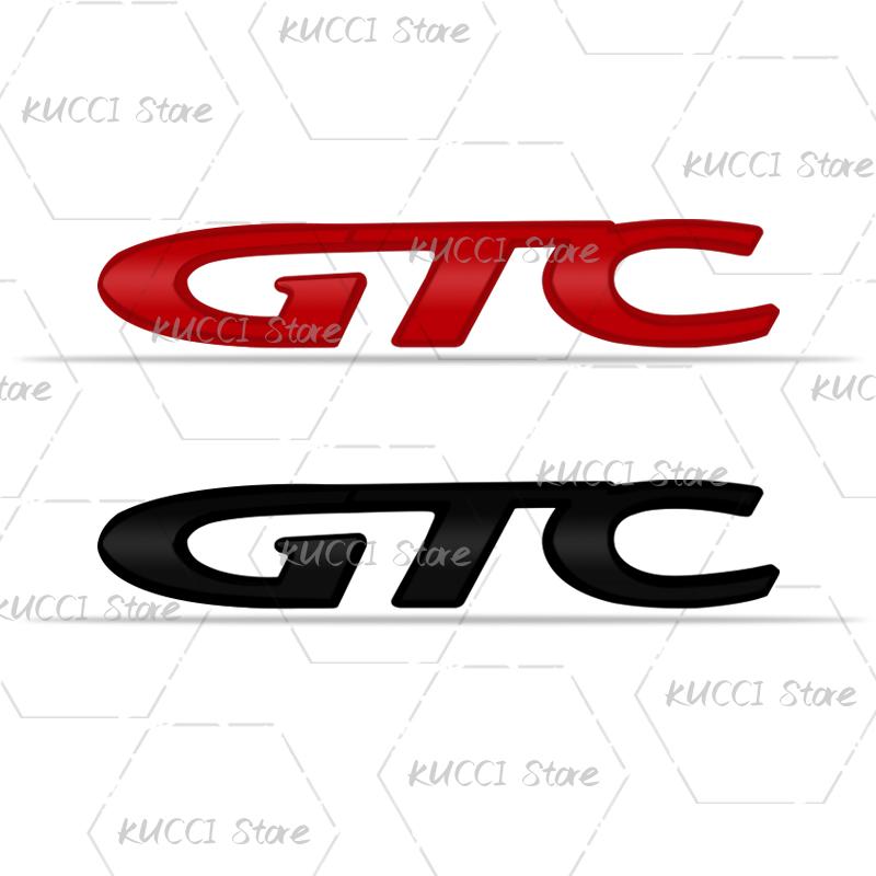 Lydinio Metalas GTC Grotelių Emblema Galinės Bagažinės Ženklelis Lipdukas Vauxhall Opel Corsa Rocks Vectra Zafira Mokka Meriva Insignia Astra