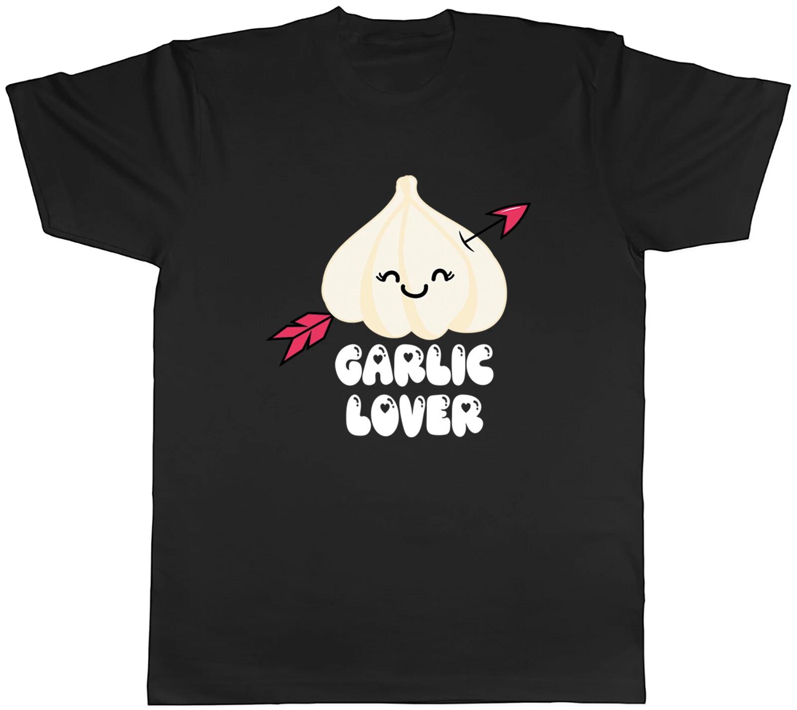 Garlic Lover Mens T-Shirt Celebrating all Things Garlic Tee Gift M