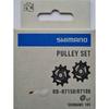 SHIMANO Repair Parts Tension & Guide Pulley Set RD-R7100 Y3JU98030 Black
