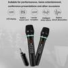 Professional Wireless Microphone Handheld Bluetooth Karaoke Mic Recording Studio Home Party Singing for Car Speaker Church Show