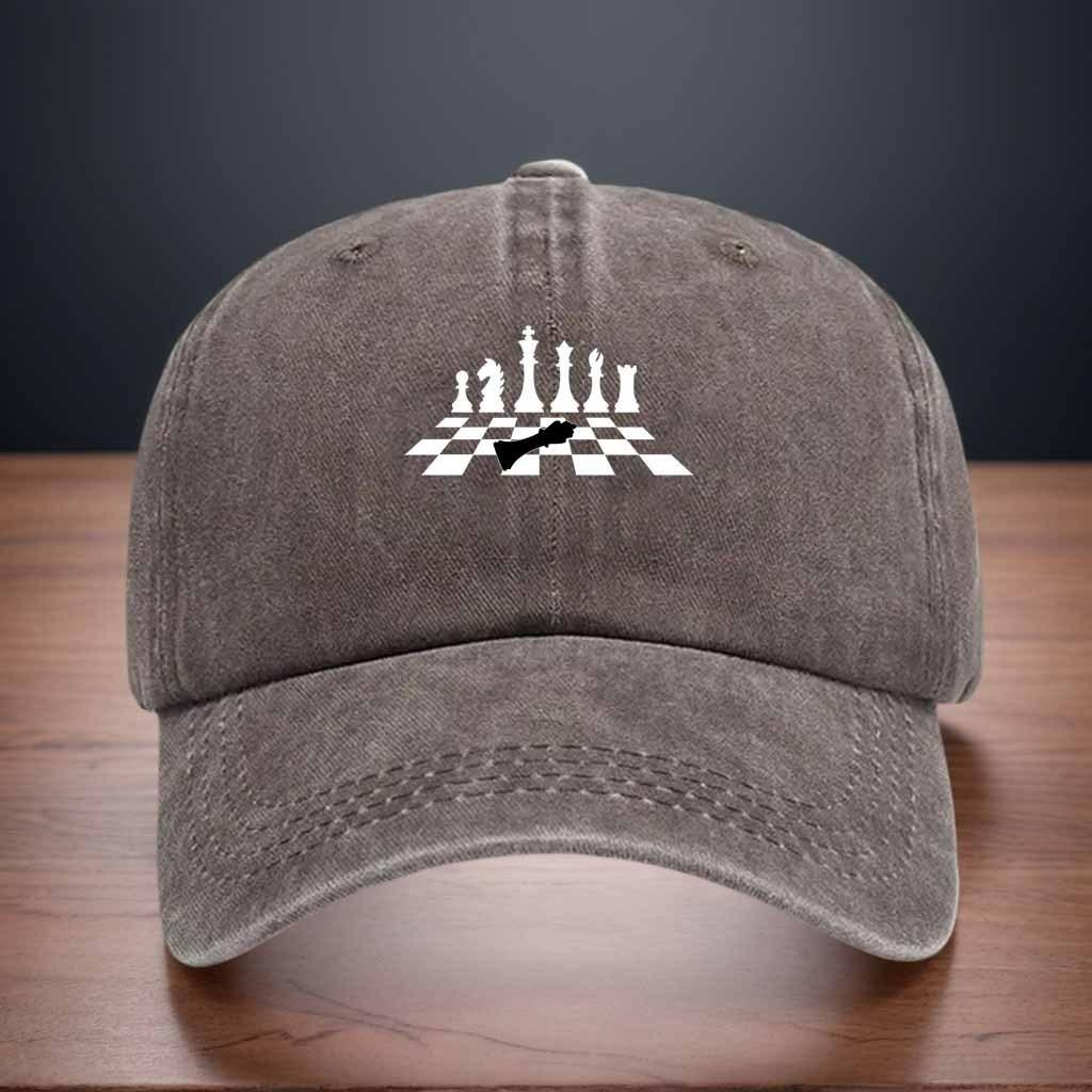 Cappellino da Baseball con Fantasia a Scacchi Stampa Cappellino con Visiera per Tempo Libero e Intrattenimento Cappellino da Driver per Sport all'Aperto