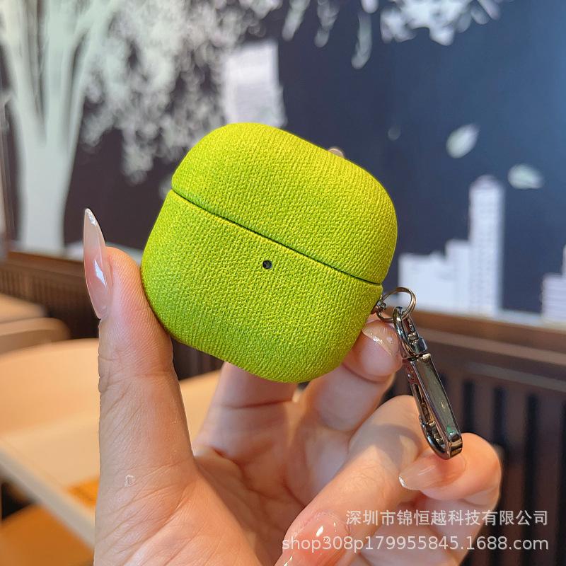 Blackcurrant is suitable for Huawei earphones FreeClip1 Bluetooth earphone case clip1 generation solid color splicing cloth pattern