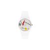 Quartz Movement Classic Retro Trend Unisex Watch 34Mm White Dial Bioceramic Case Bio-Based Material Strap Unisex Watches SO31W106